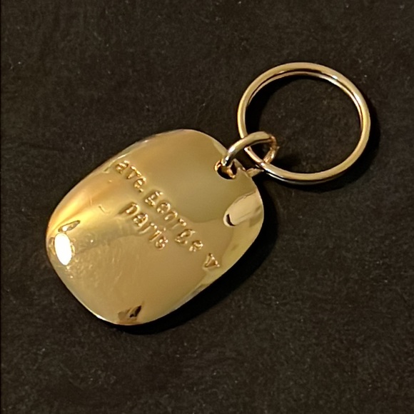 Rare Vintage Designer Givenchy Paris Logo Runway Key Tag Chain - Picture 11 of 16